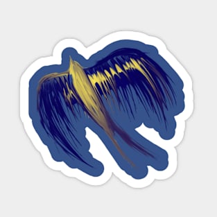 Swedish flag bird Sticker